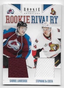 11/12 ROOKIE ANTHOLOGY RIVALRY DUAL JERSEY Hockey (#1-60) U-Pick From List