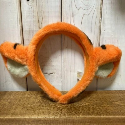 Banda para el cabello Tokyo Disney Resort orejas de tigre banda para la cabeza Japón esponjosa Pooh naranja TDR Foto 1 de 4
