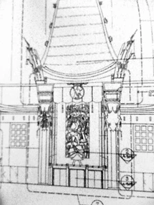 MGM/Hollywood Studios Chinesisches Theater Baupläne (Tolle Filmfahrt) (12) Blätter - Bild 1 von 2