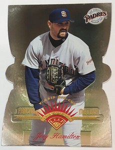 1997 Leaf Fractal Matrix Die Cuts - Joey Hamilton - #125 - Padres - NrMt+