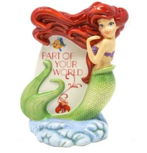 English Ladies China Figurine The Little Mermaid Ariel Figurine Wall Mountable - Picture 1 of 1