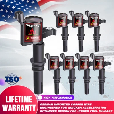 8 Pack Ignition Coil for Ford F150 F250 F350 2005 2006 2007 2008 5.4L 4.6L 05-08 - Image 1 of 4