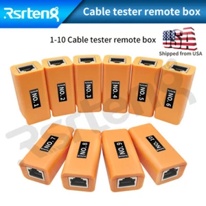 Kits remotos probador de cables de red Rsrteng NO.1 a 5 o NO.6 a 10 para RJ45 Cat5 - Imagen 1 de 17