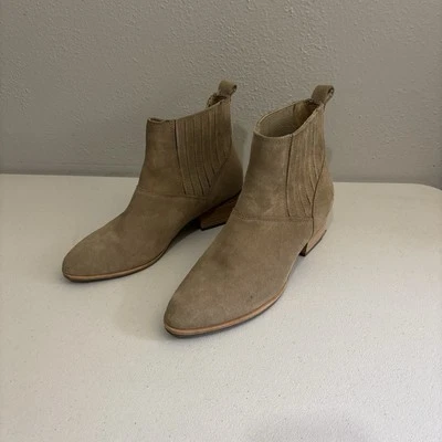 Botines Hush Puppies Sierra Chelsea Suade Taupe para mujer talla 7,5 M Foto 1 de 4