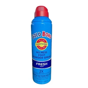 1 Gold Bond No Mess Fußpulver Spray frischer Duft MIT Talkum 7 Unzen NEU - Bild 1 von 4