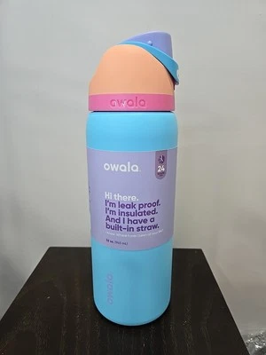 Owala FreeSip Stainless Steel Water Bottle / 32oz / Color: In Bloom - Изображение 1 из 4