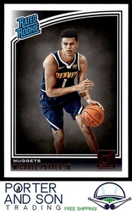 Michael Porter Jr. RC 2018-19 Donruss #182 Denver Nuggets / Mizzou Basketball - Picture 1 of 2