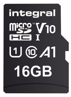 INTEGRAL - Kad Memori MicroSDHC UHS U1 V10 100MB/s, 16GB - Image 1 of 3