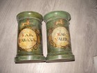 2   Alte Apotheker Holzdose  18--19 Jahr     H 13 cm