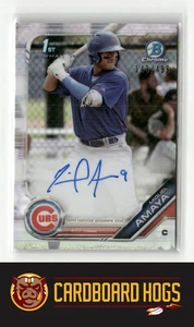 Bowman #CPA-MAM 2019 Miguel Amaya Chicago Cubs automático ref 143/499 1st Bowman - Imagen 1 de 2