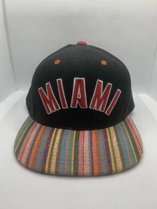 Mitchell & Ness Hardwood Classics Miami Heat Snapback Hat - Picture 1 of 11
