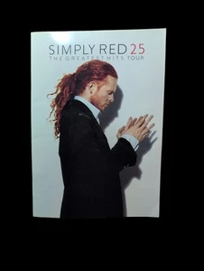Simply Red Tour Book ~ 25: The Greatest Hits Concert Program Mick Hucknall - Picture 1 of 3