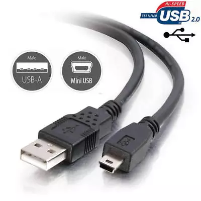 USB Power Supply Adapter Charger Cable Cord For Garmin Nuvi 255w 255wt 255 GPS - Image 1 of 4