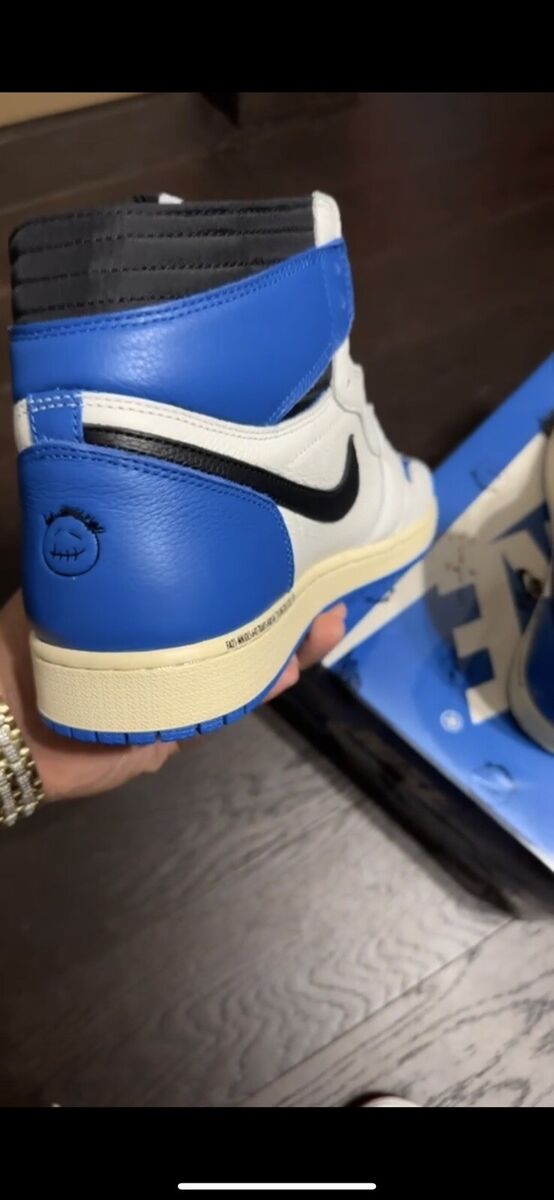 Jordan 1 Retro x Fragment Design x Travis Scott High Blue Jordan 1 Retro x Fragment Design x Travis Scott High Blue