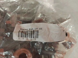 Micro-Matic Keg Beer SS Wall Bracket (543BS) - 3/8" Bore - Pack of 10 - Picture 1 of 2