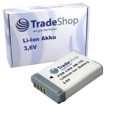 TRADE-SHOP Kamera Li-Ion Akku 3,6V 1250mAh für Canon PowerShot G7 X Mark III, SX620HS