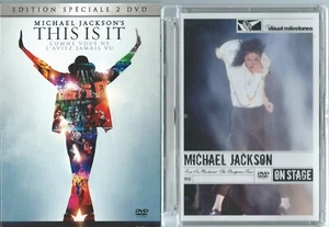 SET 2 DVD MICHAEL JACKSON ON STAGE und THIS IS IT - Bild 1 von 2