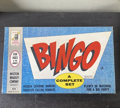 Vintage 1960 Milton Bradley Bingo Party Family Fun  - Image 1 of 4