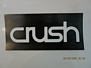CRUSH DRUM DRUMS DECAL STICKER CASE RACK BUMPER STICKER DRUM SET NICE NEW RARE - Picture 1 of 1