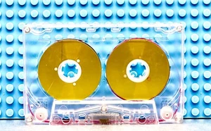UNIQUE CUSTOM METAL GOLD TYPE I NEW BLANK REEL TO REEL CASSETTE TAPE (1) - Picture 1 of 4