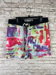 Costume da bagno moderno divertimento multicolore tie dye boardshorts - Uomo 34" - Foto 1 di 3
