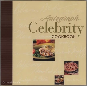AUTOGRAPH CELEBRITY COOKBOOK Dupont Alan Alda Mira Sorvino Billie Jean King - Picture 1 of 5