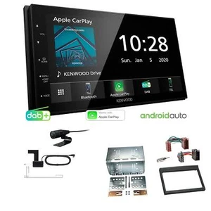 Kenwood Autoradio Apple CarPlay Android DAB für Porsche 911 1997-2006 in schwarz - Bild 1 von 6