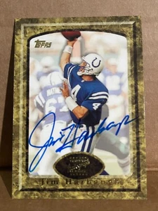 JIM HAUBAUGH 1997 TOPPS ZERTIFIZIERTE AUTOGRAMMKARTE 4 COLTS AUTO AUF KARTE - Bild 1 von 2