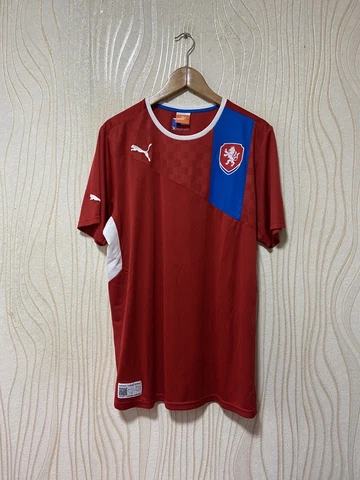 CZECH REPUBLIC 2012 2013 HOME FOOTBALL SHIRT SOCCER JERSEY PUMA 740248 sz XL MEN Cover