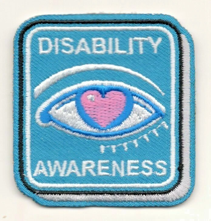 DISABILITY AWARENESS Iron On Patch  - Image 1 of 1
