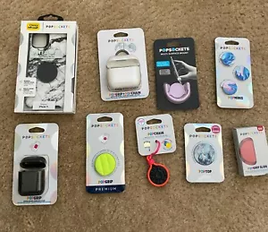 NWT Assorted Popsockets Iphone Grip Slide Case Chain Top Minis Mount - Picture 1 of 2