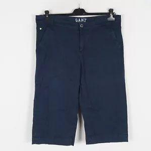 GANT Herren Chino Shorts Größe W34 Flat Front Navy Blau Zip Fly Baumwolle - Bild 1 von 7