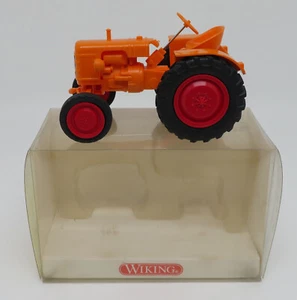 Selten WIKING 1/30 Traktor Agrar Fahr Schlepper Orange #8774035 IN Box - Bild 1 von 8