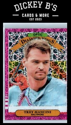 2019 Donruss Optic Pink Velocity #5 Trey Mancini Baltimore Orioles SN - Image 1 of 2