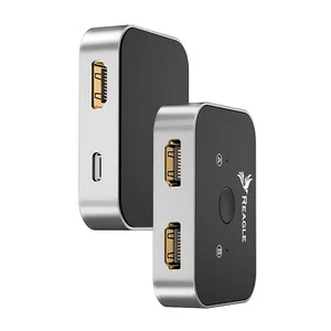 HDMI SWITCH HDMI 2.1 SPLITTER Bidirektional 4K 144Hz Reagle 2in-1out 1in-2out - Bild 1 von 9