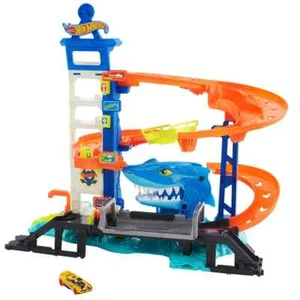 Hot Wheels City Attacking Shark Escape Juego con 1 x Coche Hot Wheels - Imagen 1 de 8