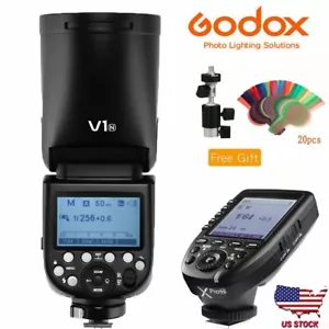 Godox V1-N 2.4G TTL Flash Speedlite Xpro Trigger + 20pcs Color Filters For Nikon - Picture 1 of 12