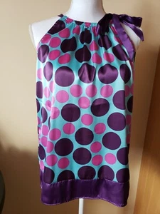 Neu Mädchen BCX Girl bunt gepunktetes Top Gr. XL 16 Jahre  - Bild 1 von 3