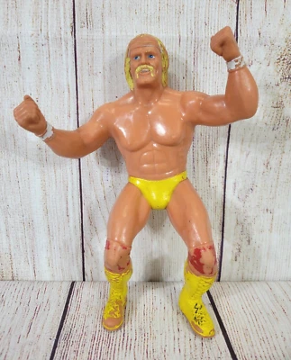 Винтажная 8-дюймовая фигурка Халка Хогана из LJN WWF Wrestling Superstars 1984 Titan Sports - Изображение 1 из 4