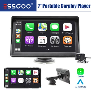 Tragbares 7 Zoll Autoradio Apple Carplay Android Auto Touchscreen USB TF Kamera - Bild 1 von 14