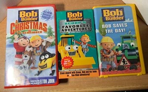 3 Bob der Baumeister Weihnachten Bob rettet den Tag & Scoop's Lieblingsabenteuer VHS - Bild 1 von 9