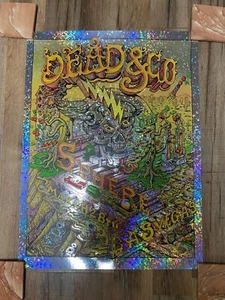 Dead & Company Poster Sfera Las Vegas 28/03/25 Bolle Foil #/350 Welker - Foto 1 di 13