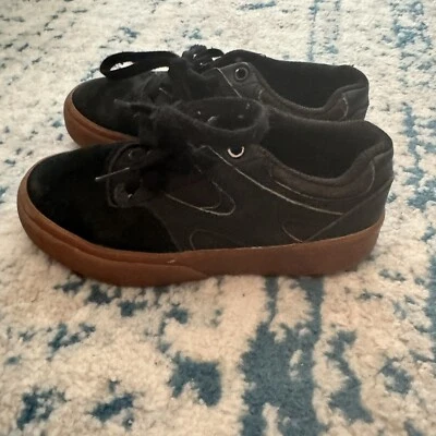 Josh Kalis DC Zapatos de Skate Niños Niñas Negro Cuero/Gamuza/Lona Talla 13k Foto 1 de 4