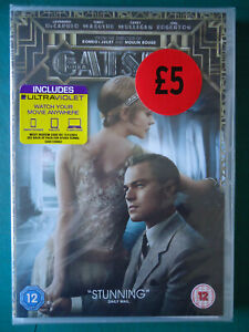 THE GREAT GATSBY (WB UK DVD 2013) Leonardo DiCaprio NEW! SEALED! (12)