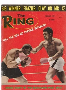 THE RING FEBRUARY 1972 ALI COVER - Foto 1 di 2