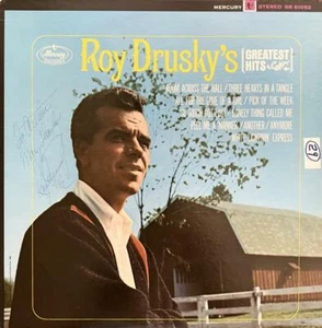ROY DRUSKY HANDSIGNIERTES AUTOGRAMM LP ALBUM "GREATEST HITS" - Bild 1 von 2