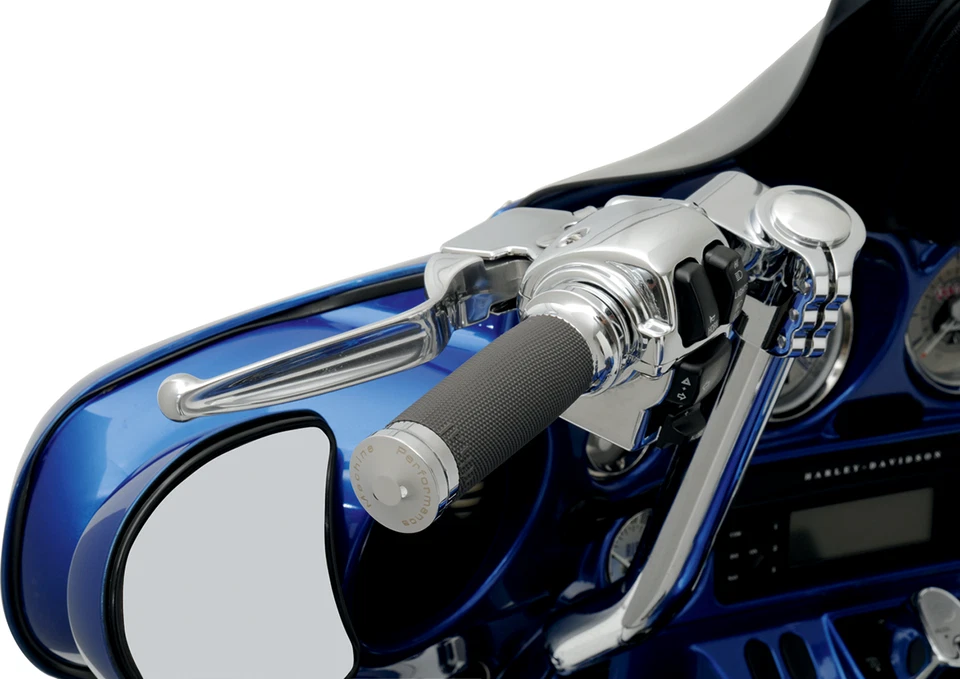 Performance Machine (Pm) Grips - Renthal Wrap - Chrome 0063-2020-Ch - Image 1 of 1