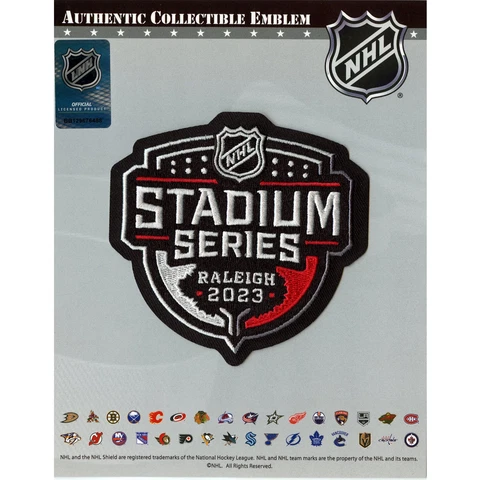 2023 NHL Stadium Series Game Jersey Patch Carolina Hurricanes (Black) Cover