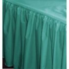 Antique Gold 15 inch drop ruffled twin size bed skirt Unlined