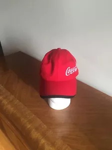 Coca Cola Cap Red 100% Cotton Adjustable - Picture 1 of 1
